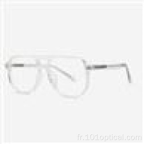 Lunettes Double Bridge Femme Et Homme Bleu Clair